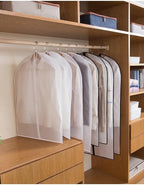 Dress Bags for Hanging Clothes12 PCS Transparent Waterproof Dustproof Bags for Wardrobe Storage Coat Covers for Closet Full Zipper Garment Bags for Long Dress Costumes Gowns Coats 24''x60''