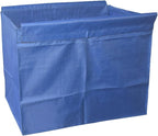 Laundry Cart with Wheels Replacement Bag, Waterproof and Removable Oxford Cloth Liner for Rolling Laundry Basket & Folding Basket Trolley(Blue,80x67x52cm/31x26x20in)
