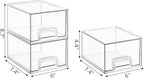 Stackable Dryer Sheet Holder and Laundry Pods Container Set by VOTLEVT, Clear Dryer Sheet Dispenser and Laundry Pods Box Set, Dishwasher Pods Holder, Laundry Room Organization and Storage