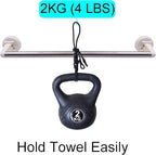 YYST Type-C Magnetic 16" to 38" Towel Bar Holder Rack Hanger for Refrigerator, Kitchen Sink,Oven-for Curtain,Towel,Flag,etc (1, White)