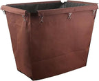 Large Rolling Laundry Cart for Commercial/Home, Replacement Laundry Cart Liner Bag, Removable Waterproof Liner Bag, Large Waterproof Thick Oxford Cloth Bags for Storage Cart(Brown-a)
