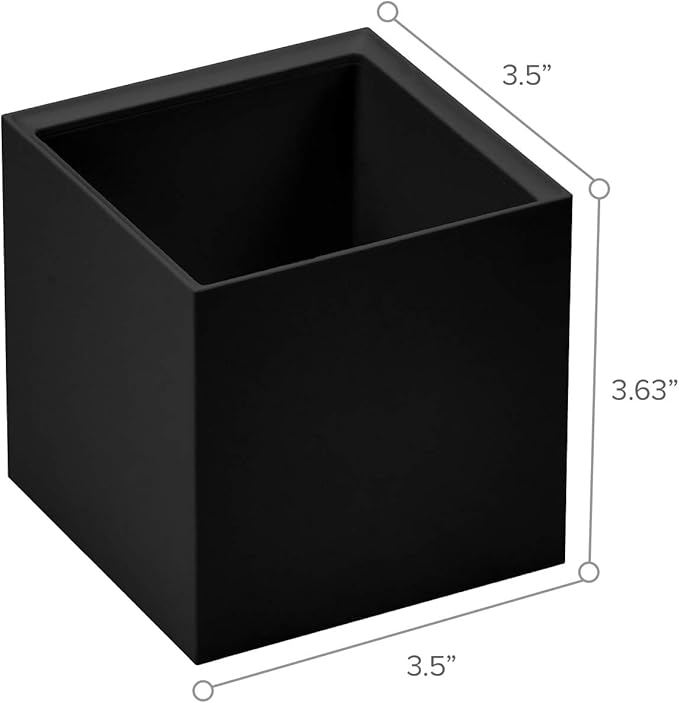 Bostitch Office Konnect Pencil Cup Desk Organizer, Pen Cup, Black (Pack of 12)