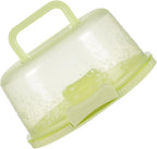 Cake Carrier With Lid And Handle, Round Cake Containers For 10 Inch Cakes, Cupcake Holder, Dustproof, Pie Keeper, Portable Cupcakes Transport Container For Cakes Pie Muffin Pizza Desserts