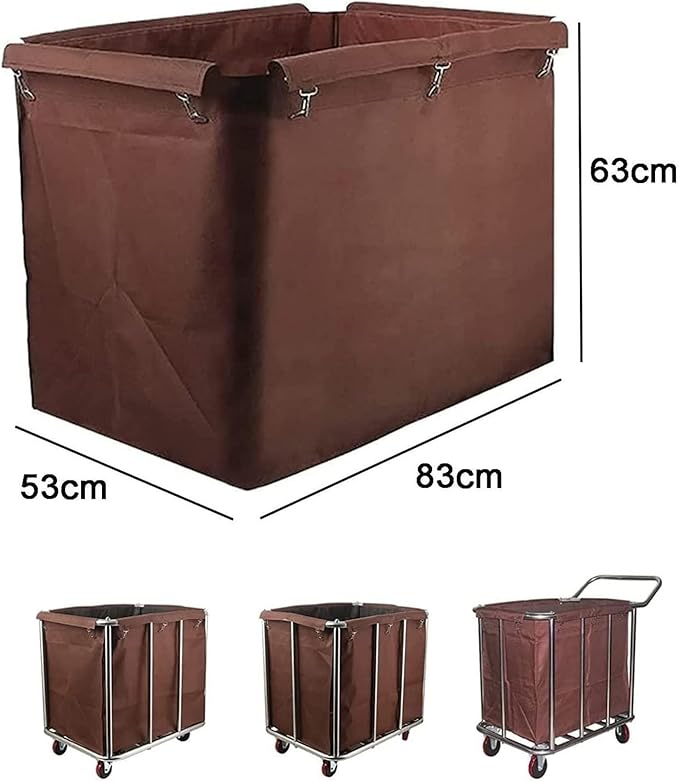 400L Shopping Bag - Commercial Laundry Cart Replacement Liner Bags, Removable Waterproof Liner Bag For Rolling Laundry Basket Replacement Bags(#A)