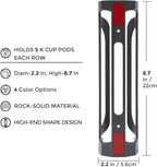 K Cup Holder for Keurig: Coffee Pod Holder for Counter Small Space - Kcup holder for Wall Mount (4, Gray)