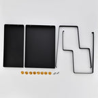 FFK 2 Tier Countertop Organizer, Cosmetic Organizer, Storage Shelf for Cabinet, Countertop, Pantry, Desktop, Ideal for Bathroom, Kitchen, Office (Black)