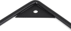 Milltown Merchants Metal Display Stand - Wall Mounted Decorative Plate Holder - Versatile Hanger Stand - Black (4 Pack, X-Large)