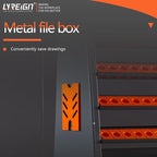 8-Row Large Capacity CNC Tool Holder Rack for Warehouses & Machining Centers, Suitable for all BT/CAT HSK Series