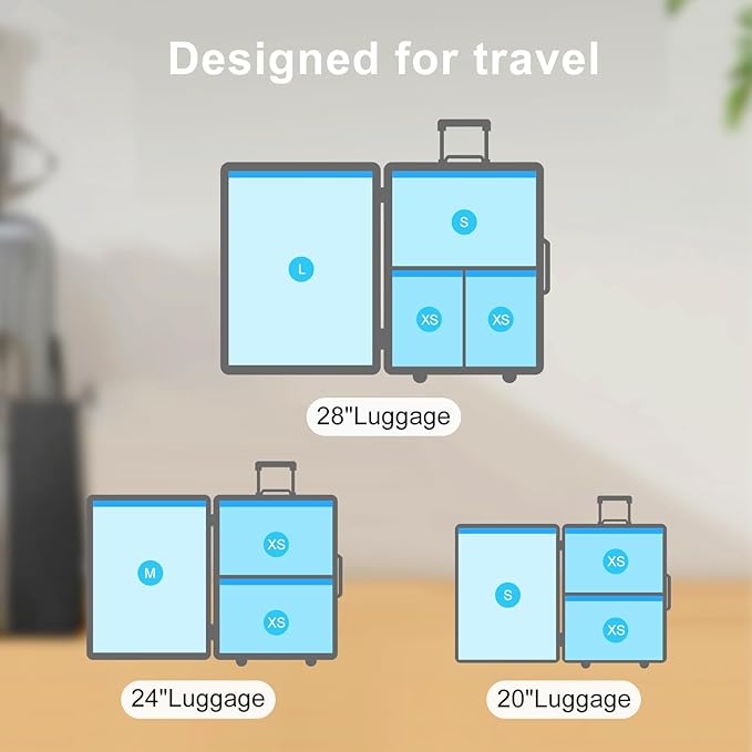 Combo 16 Pack Travel Vacuum Bags with Portable Electric Pump, Space Saver Vacuum Storage Bags for Clothing and Luggage, Travel Essentials