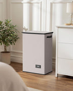 SOLEDI Laundry Hamper with Lid 90L Large & Tall Collapsible Laundry Basket, Clothes Hamper with Bag Removable Easy to Carry, Dirty Hampers for Bedroom, Bathroom, Dorm, College, Light taupe