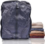 Premium Reuseable Vacuum Bags for Travel – Ideal for Efficient Packing and Space Saving in Travel Suitcase and Backpack, Space Saver Bags for Clothing (No Pump included)
