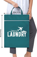 2 Pcs Large Travel Laundry Bag Washable Waterproof Wet Bag Dirty Clothes Bag Swimsuit Workout Bag for Gym Clothes Laundry Wet Clothes Swimming Pool Yoga College Dorm (Blue+Grey)