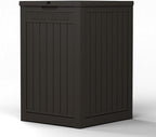 55 Gallon Package Delivery Box for Outside,Weather Resistant UV Protection Resin Outdoor Storage Parcel Box for Porches, Front Door,Balconies,Garages