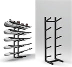 Snowboard Storage Rack,Floor-Standing ski Storage Rack, Home Gym Storage Rack, Sample Board Display Rack, Exercise mat Storage Rack (Black 35x25x101 cm/14x10x40 in)