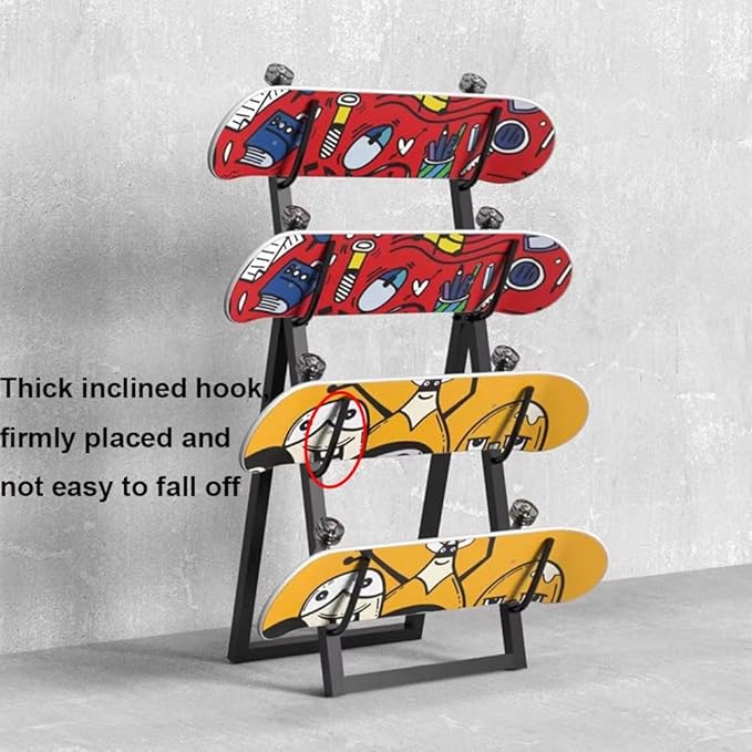 Metal Ski and Snowboard Storage Rack - Floor Display Stand for Garage/Shop, Silver, 30x123cm - Durable Ski Mount for Organized Snowboard Storage