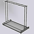1 2 3 4 5 6 8 9 10 Pair Ski Storage Rack for Organize, Indoor Ski Board Stand for Garage/Basement/Shed, Floor Standing Longboard Carrier Wheels(Holds 8 pcs (4 Pair))