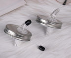 Mason Jar Pour Spouts. free flow Mason Jar Pour Spouts, mason jar for spout regular mouth size 70mm dispenser germination cover. Suitable for any liquid. LeakProof 2Pack + 4 Black Lid Caps (2 Pack