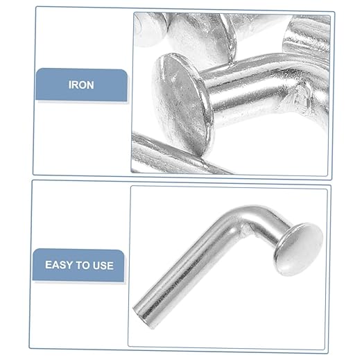 50pcs Heavy Duty Pallet Rack Safety Clips 8mm J Clips for Warehouse Storage Zinc-Plated for Pallet Racking Accessories