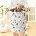 INough Baby Hamper Kids Laundry Basket Nursery Hamper Stuff animal Organizer,Toy Baskets Corner Stuffed Animal Storage Basket Kids Storage Basket Safari Nursery Decor Clothes Hamper for Boys, Giraffe