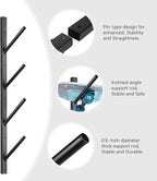 Skateboard Rack Wall Mount – Skateboard Wall Hanger, Snowboard Display Wall Mount, Ski Holder | 4-Floor Skateboard & Ski & Snowboard Storage Rack | Snowboard & Ski Lover Gifts