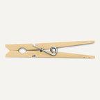 Amazon Basics Wood Clothespins with Spring, Pack of 100