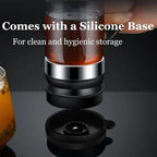 Mess Free Honey Dispenser Glass, 2026 New Honey Dispenser No Drip With Base, 12glass Honey Jar Pot With Handle, Syrup Dispenser For Coffee Or Tea (black)