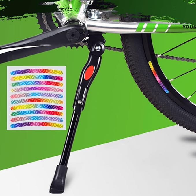 Bike Kickstand Aluminum Adjustable Bicycle Cycling Center Bracket Stand for Bike 24" 26" 27.5" 29"