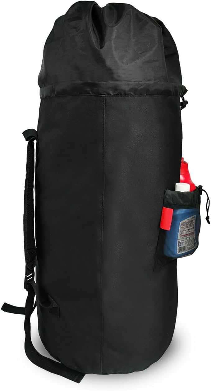 Extra Large Laundry Backpack with Padded Shoulder Straps,Heavy Duty 115L,Adjustable & Extendable Design,Laundry bag for College Dorm,Laundromat,Apartment,Students,Travel XL