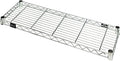 Quantum 1260C Wire Shelf, 60"W x 12"D, 600-800 Lb. Capacity, Chrome Plated Finish, Space-Saving Organizer, NSF