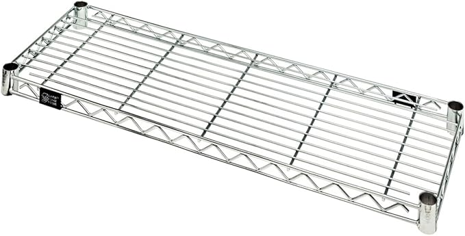 QUANTUM STORAGE SYSTEMS 1836C Wire Add-On Shelf Chrome 36" W x 18" D
