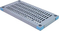 Quantum Storage Systems QP2172VS Millenia Shelf, 72" W x 21" D, 1000 lbs Capacity, Polypropylene, Gray, NSF