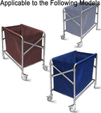 Laundry Cart with Wheels Replacement Bag, Waterproof and Removable Oxford Cloth Liner for Rolling Laundry Basket & Folding Basket Trolley(Gray,80x67x52cm/31x26x20in)