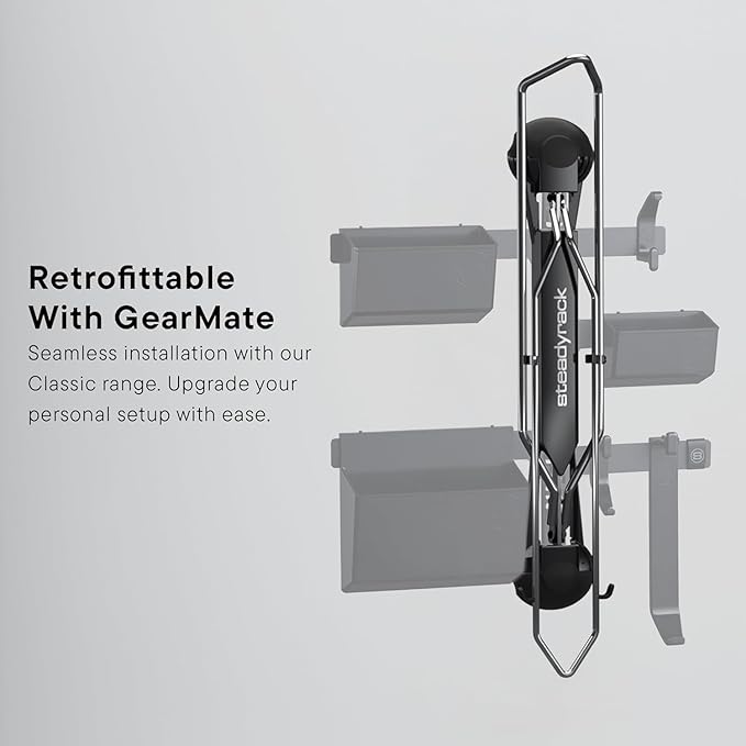 Steadyrack Bike Rack for Road Bikes - The Original Wall Mounted Vertical Bike Storage - Fits Narrow Tires