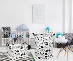 Cow print Laundry Basket Baby Laundry Basket Nursery Hamper Kids Baby Laundry hamper for Boys and Girls Cute Toy Storage Bin Cow Room Decor(Cow)