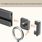 Kitchen Utensil Hooks and Adhesive Hooks are Suitable for Hanging Wall Hooks, Saving Space and eliminating The Need for Drilling (Black, 8 Hooks)