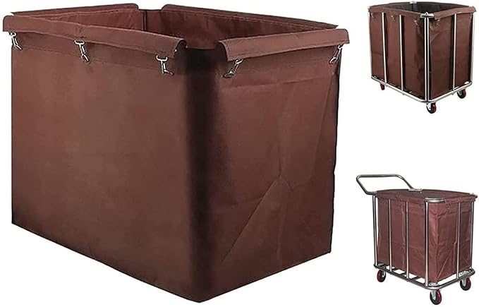 400L Shopping Bag - Commercial Laundry Cart Replacement Liner Bags, Removable Waterproof Liner Bag For Rolling Laundry Basket Replacement Bags(#A)