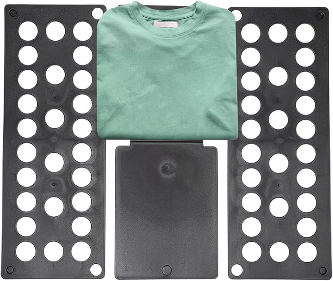 2 Pack Shirt Folding Board Adult ABS T Shirt Folder Clothes Folding Board Laundry Folder Boards Fast Foldable Laundry Organizer Liner Sorter Fold Helper For Adults Children Travel Home Dorm