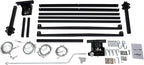 Overhead Garage Storage Rack Lift, 4x4FT Heavy Duty Ceiling Mounted Lift System and Storage Organizer, 300Lbs Garage Lifting Metal Rack with Safety Lock (300Lbs)