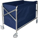 Laundry basket liner, Laundry cart liner bag,Removable Liner Bag For Rolling Basket, Oxford Cloth Storage Bags, Hotel Room Work Trolley Replacement(B,80x53x65cm/32x21x26in)