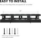 UNITEDPOWER Caulking Gun Holder 6+1, Wall Mount Hand Caulking Gun Storage Rack, Caulk Tube Organizer for Workshop, Shop, Garage