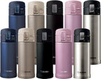 Zojirushi Stainless Steel Mug, 12-Ounce, Smoky Blue