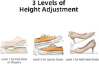 Shoe Slots Organizer，12Pack Clear Shoe Stackers for a Pair of Shoes,Adjustable Shoe Rack with Three Levels，Shoe Storage Shoe Space Saver