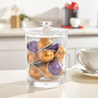STORi 60-Ounce Premium Quality Clear Plastic Apothecary Jar