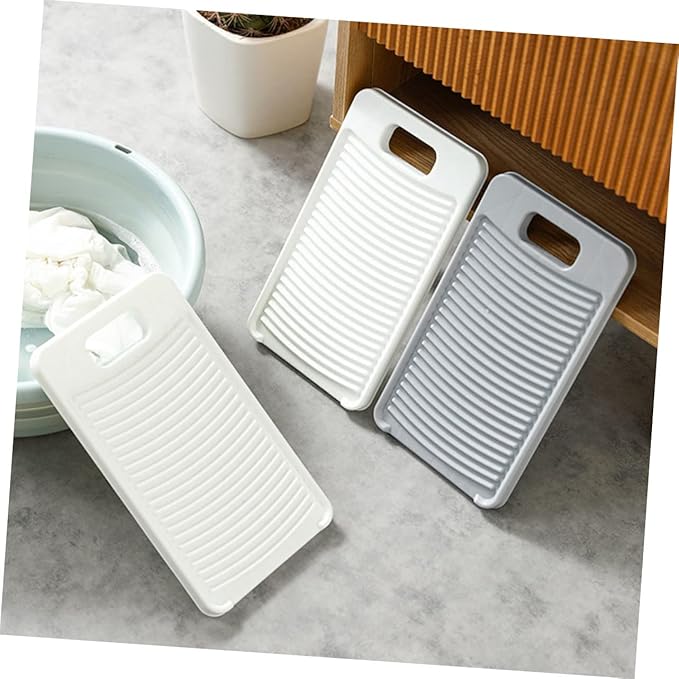 2Pcs Thicken Washboard Scrubbing Board for Household Laundry Durable Washing Board for Hand Washing Clothes and Fabrics Essential Washboards for Laundry Care