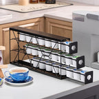 FlagShip K Cup Holder Drawer 3 Tier Coffee Pod Holder for K Pod Save Space Countertop Kitchen (24 Pods Capacity)
