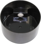 Tightvac 1 oz to 6 ounce - Patented Airtight Container | Multi-use Vacuum Container Works as Smell Proof Containers for Herbs and Dry Goods. Black Cap and Clear Body