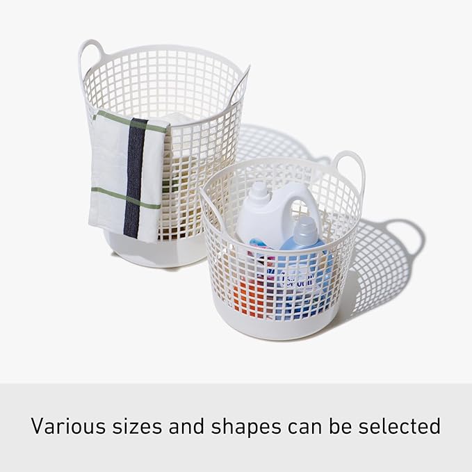 Like-it│SCB-10│Stylish and versatile basket. Sturdy yet flexible texture.|Daily use inside or outside of the home. Pool & beach, picnic, or camping.|16.14" × 14.96" × 20.47"|Mint Blue|10.30 gal
