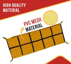 Mytee Products 2 Pack 2"x98.5" Pallet Rack Safety Nets for 8 ft Pallet Bays - 2400 lbs Breaking Strength Rack Safety Netting for Holding Pallets in Place - Warehouse Storage Shelving Accessories