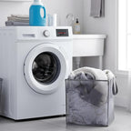 6 Pack Popup Laundry Hamper 13 Inch Small Foldable Mesh Laundry Baskets Mesh Foldable Laundry-Hampers Storage with Handle for Laundry-Storage, Kids Toy, College Dorm or Travel(Grey)