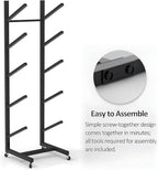 Heavy-Duty Metal Snowboard & Ski Storage Rack | Freestanding Display for Skateboards & Scooters | Durable Organizer for Home, Garage, and Outdoor Gear